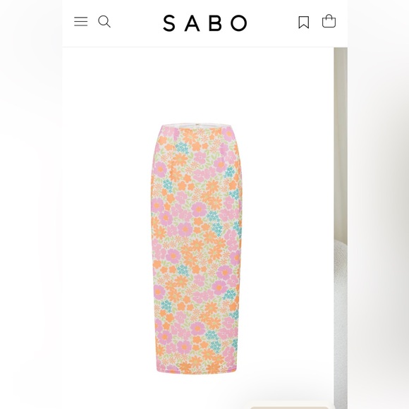 NWT Sabo Elaine midi skirt size exlarge US size 10 - Picture 2 of 16